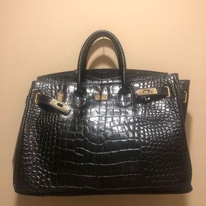 Black Italy Handbag